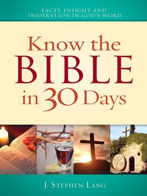 cover image of Know the Bible in 30 Days